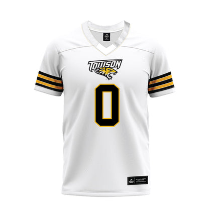 Towson - NCAA Football : Ben Kumpon - White Premium Football Jersey-0