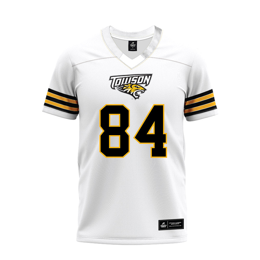 Towson - NCAA Football : Julius Dorsey - White Premium Football Jersey-0