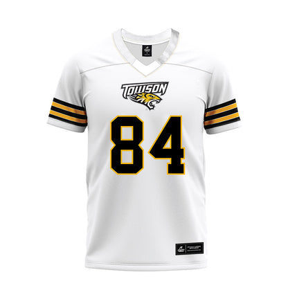 Towson - NCAA Football : Julius Dorsey - White Premium Football Jersey-0