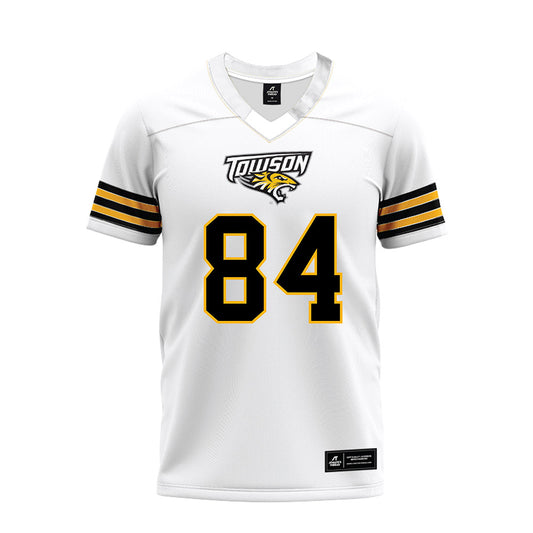Towson - NCAA Football : Julius Dorsey - White Premium Football Jersey-0