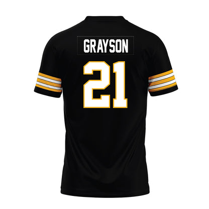 Towson - NCAA Football : Kyron Grayson - Premium Football Jersey-1