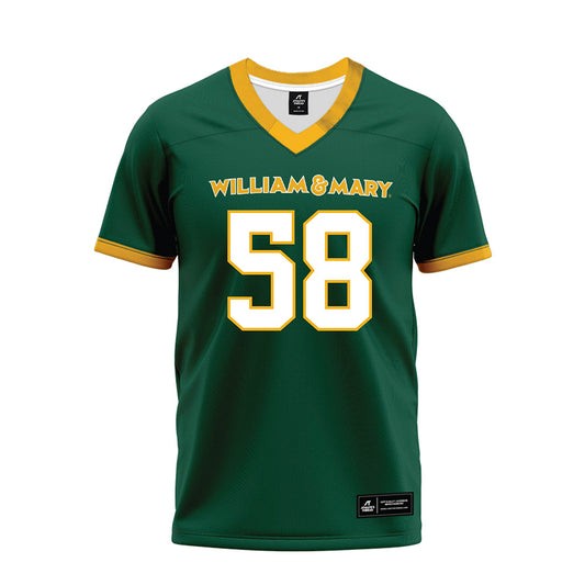 William & Mary - NCAA Football : Xavier Glass - Premium Football Jersey