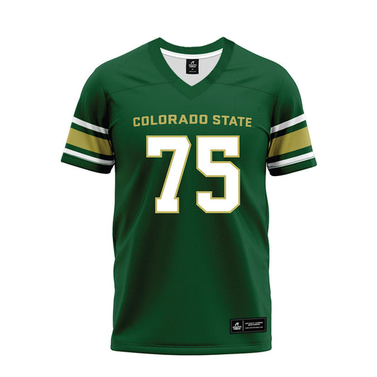 Colorado State - NCAA Football : Sione Netane - Green Premium Football Jersey-0