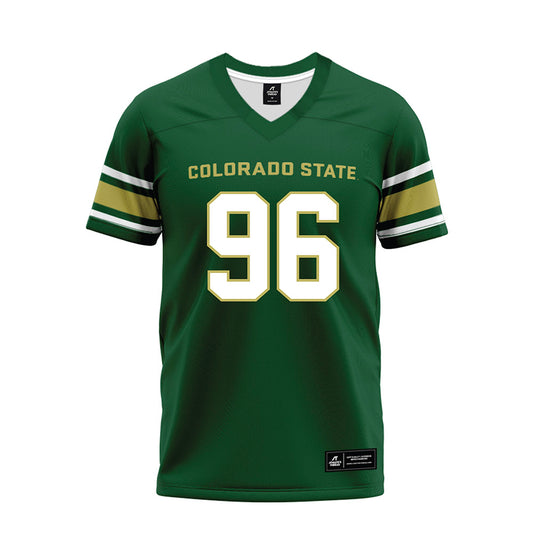 Colorado State - NCAA Football : Tyrone Fitten - Green Premium Football Jersey-0