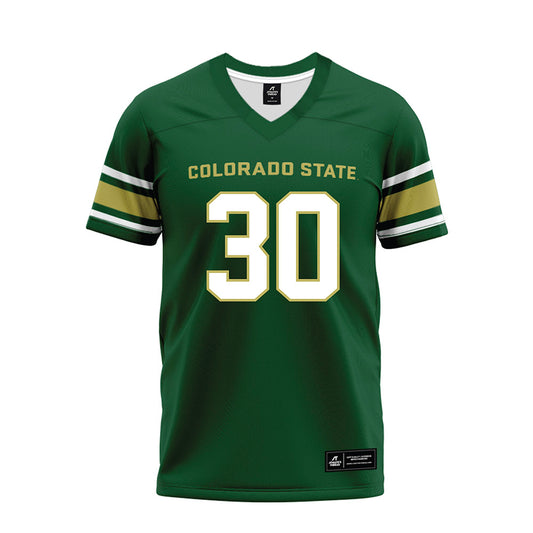Colorado State - NCAA Football : Dominic Toy - Green Premium Football Jersey-0