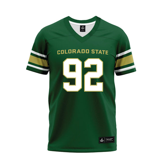 Colorado State - NCAA Football : Mukendi Wa-kalonji - Green Premium Football Jersey