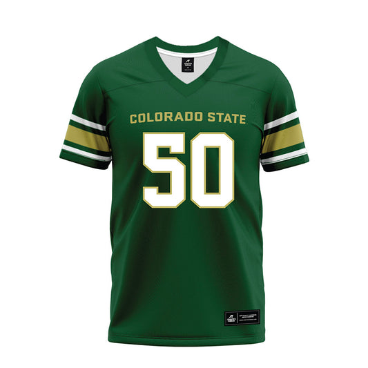 Colorado State - NCAA Football : Josh Ayers - Green Premium Football Jersey