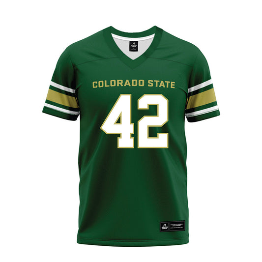 Colorado State - NCAA Football : Declan McKernan - Green Premium Football Jersey-0