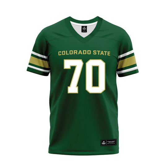 Colorado State - NCAA Football : Berlin Lillard - Green Premium Football Jersey-0