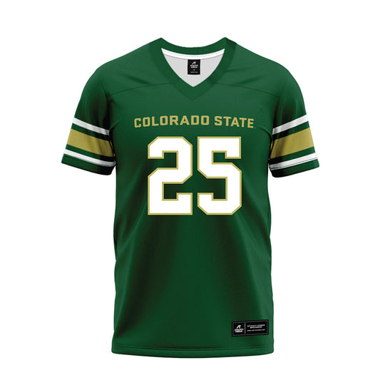Colorado State - NCAA Football : Jermaine Santana-Diaz - Green Premium Football Jersey-0