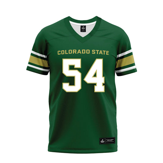 Colorado State - NCAA Football : Cannon Valenzuela - Green Premium Football Jersey-0