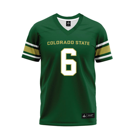 Colorado State - NCAA Football : Jackson Harper - Green Premium Football Jersey-0