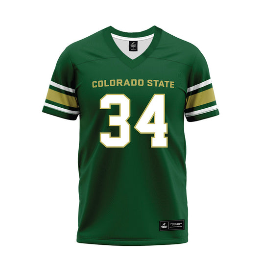 Colorado State - NCAA Football : Amare Gomez - Green Premium Football Jersey-0