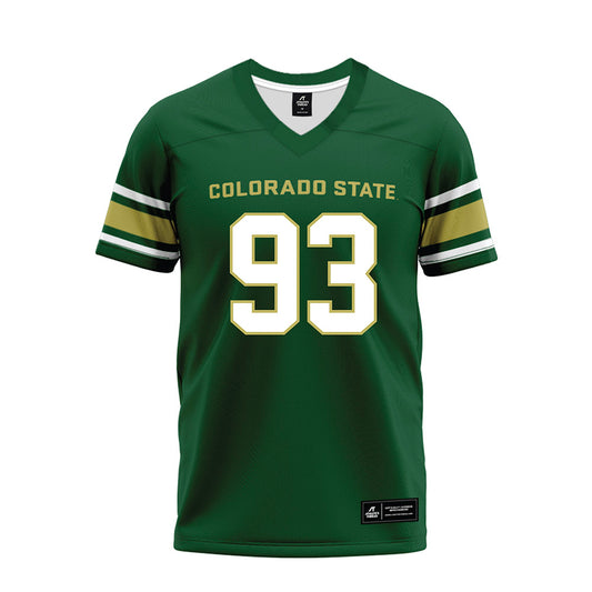 Colorado State - NCAA Football : Robby Harrison - Green Premium Football Jersey-0