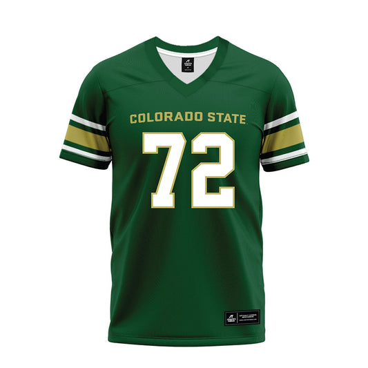 Colorado State - NCAA Football : Maxime Vivier - Green Premium Football Jersey-0