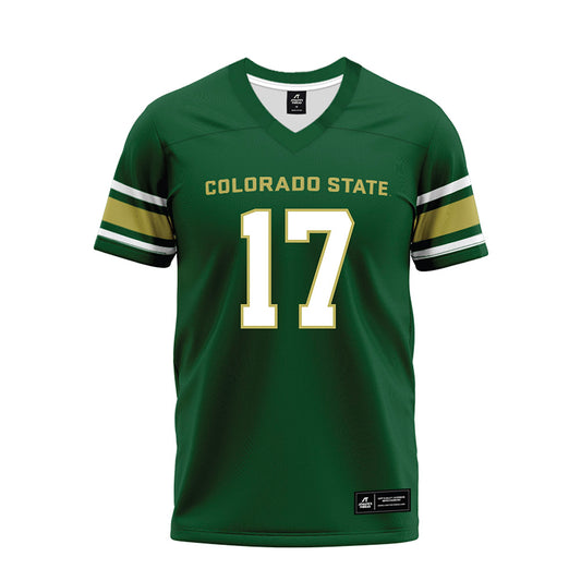 Colorado State - NCAA Football : Brock Camp - Green Premium Football Jersey-0