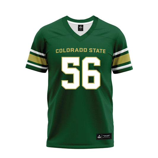 Colorado State - NCAA Football : Walker Himebauch - Green Premium Football Jersey-0