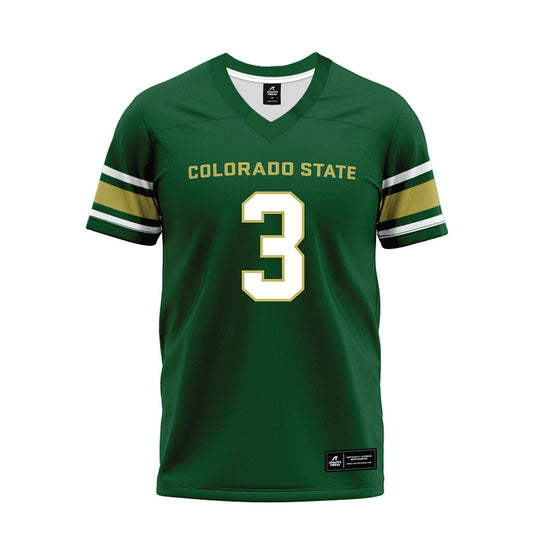 Colorado State - NCAA Football : Dagan Myers - Green Premium Football Jersey-0