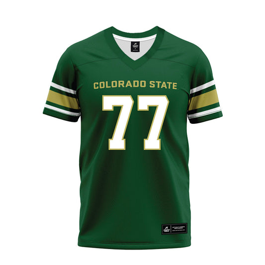 Colorado State - NCAA Football : Jack Moran - Green Premium Football Jersey-0
