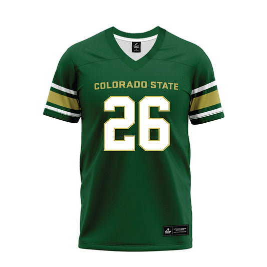 Colorado State - NCAA Football : Thomas Cook jr - Green Premium Football Jersey-0