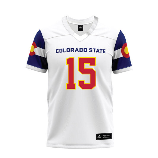 Colorado State - NCAA Football : Terrence Smith Jr - State Pride Premium Football Jersey-0