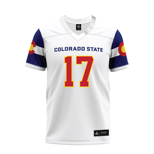 Colorado State - NCAA Football : CJ Blocker - State Pride Premium Football Jersey-0