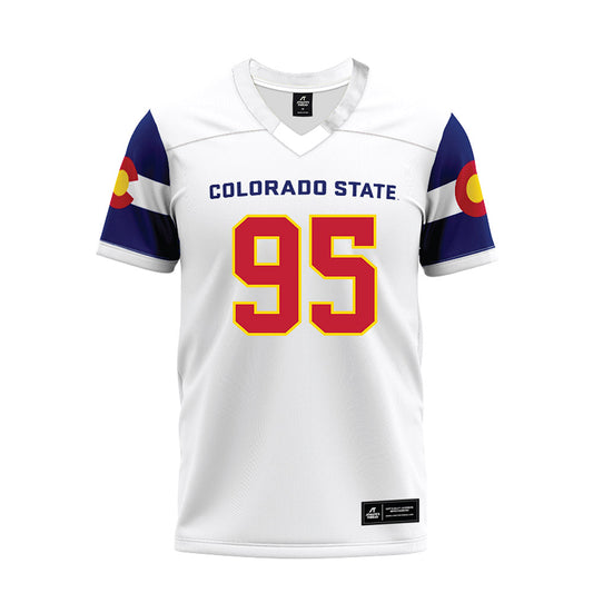 Colorado State - NCAA Football : Gabe Jones - State Pride Premium Football Jersey-0