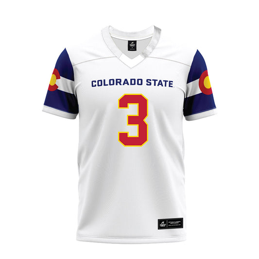 Colorado State - NCAA Football : Darius Curry - State Pride Premium Football Jersey-0