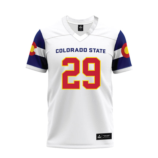 Colorado State - NCAA Football : Xavier Wimbush - State Pride Premium Football Jersey-0