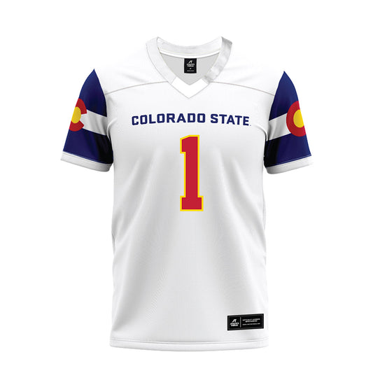 Colorado State - NCAA Football : Richard Mosley - State Pride Premium Football Jersey-0