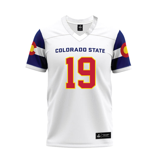 Colorado State - NCAA Football : Carter Emanuel - State Pride Premium Football Jersey-0