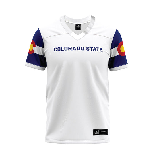 Colorado State - NCAA Football : Tyrone Fitten - State Pride Premium Football Jersey-0