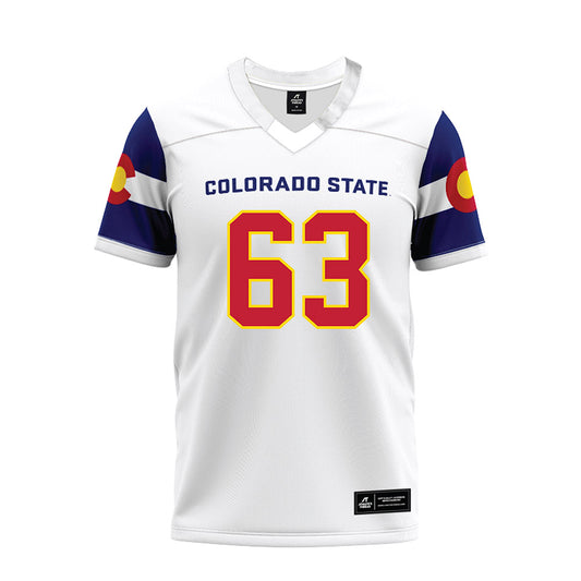 Colorado State - NCAA Football : John Holthaus - State Pride Premium Football Jersey-0