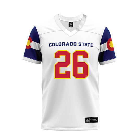 Colorado State - NCAA Football : Thomas Cook jr - State Pride Premium Football Jersey-0