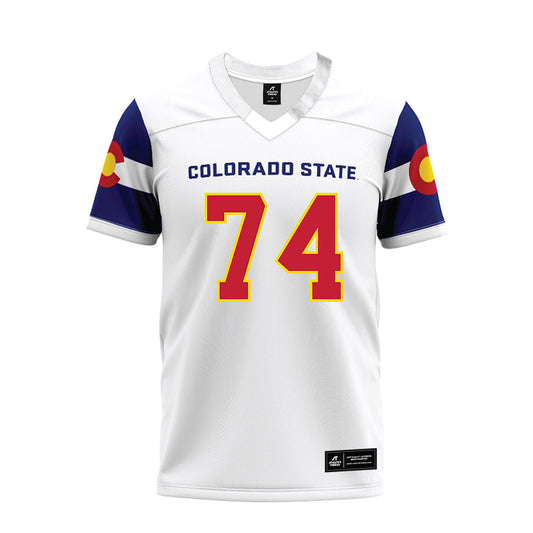 Colorado State - NCAA Football : Payton Stewart - State Pride Premium Football Jersey-0