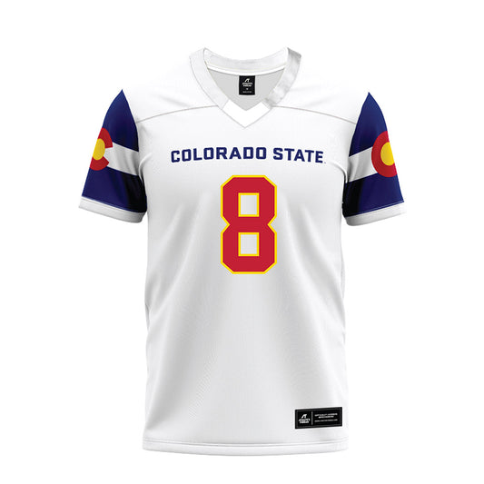 Colorado State - NCAA Football : Antarron Turner - State Pride Premium Football Jersey-0