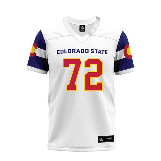 Colorado State - NCAA Football : Maxime Vivier - State Pride Premium Football Jersey-0