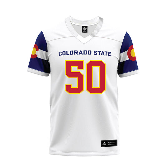 Colorado State - NCAA Football : Josh Ayers - State Pride Premium Football Jersey