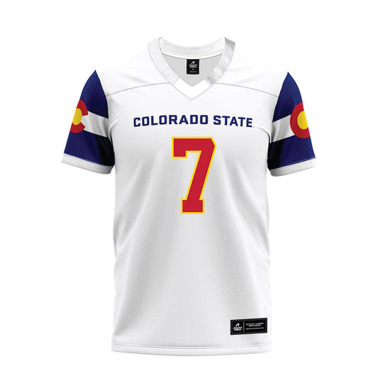 Colorado State - NCAA Football : Jordan Lessard - State Pride Premium Football Jersey-0