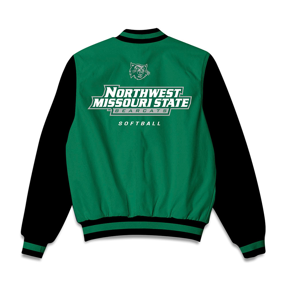 Northwest Missouri State - NCAA Softball : Kaylee Cords - Bomber Jacket-1