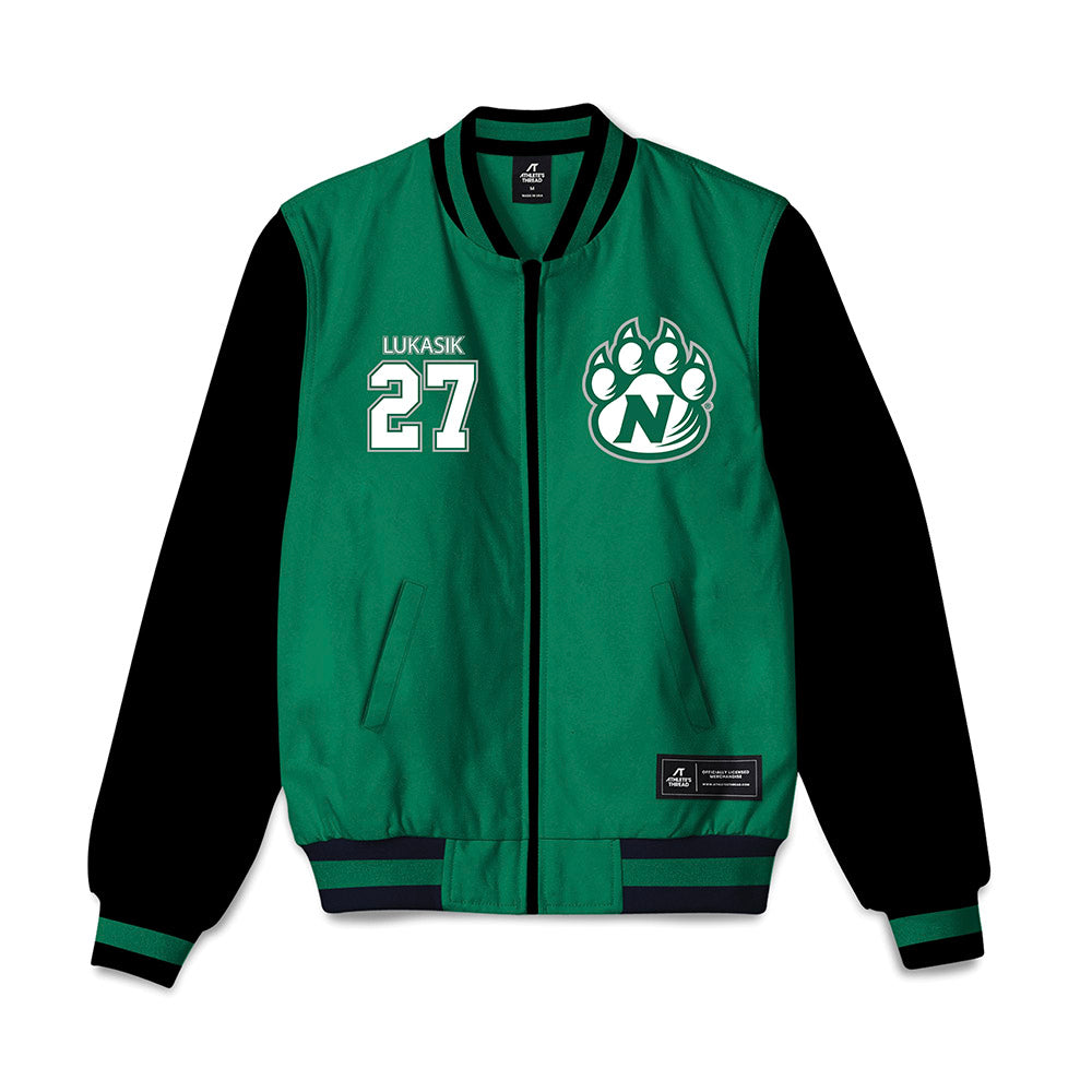 Northwest Missouri State - NCAA Softball : Madi Lukasik - Bomber Jacket-0