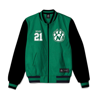 Northwest Missouri State - NCAA Football : Christian Boles - Bomber Jacket-0