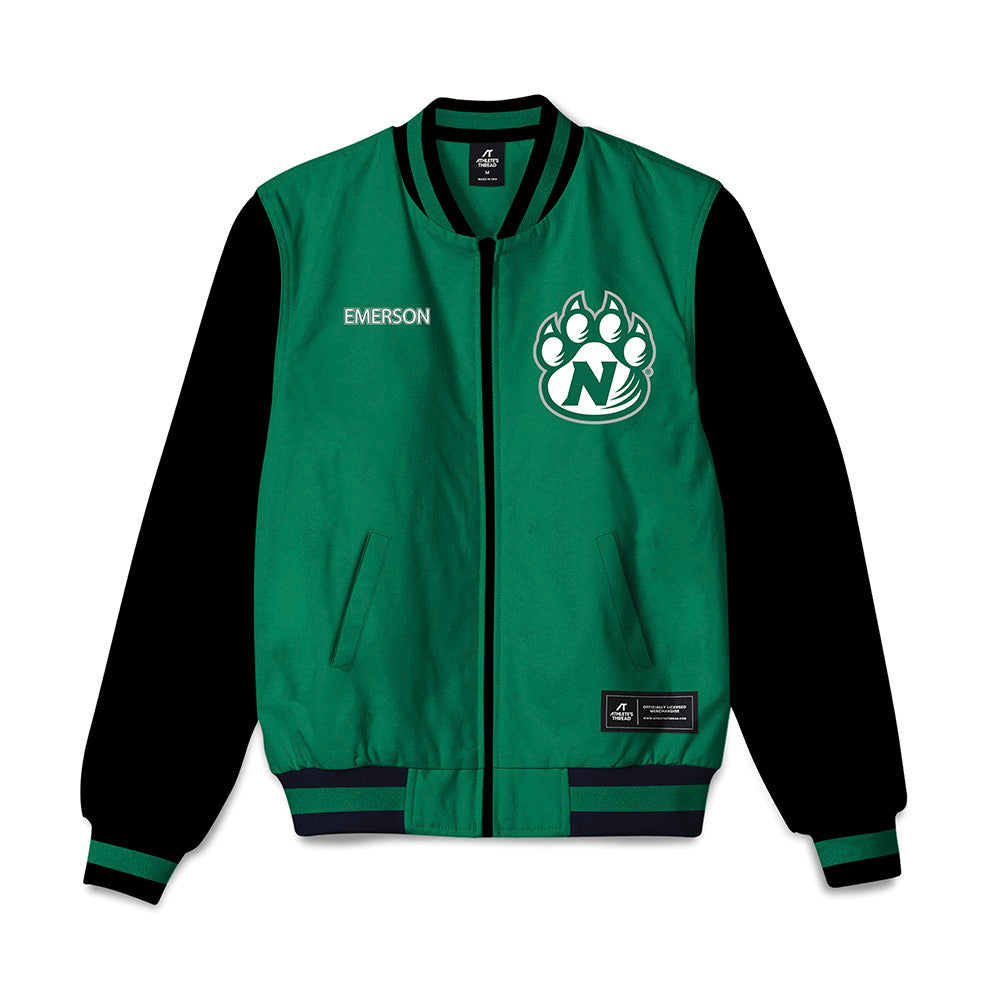 Northwest Missouri State - NCAA Men's Track & Field : Kyle Emerson - Bomber Jacket-0