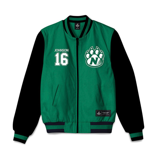 Northwest Missouri State - NCAA Football : Eli Johnson - Bomber Jacket-0