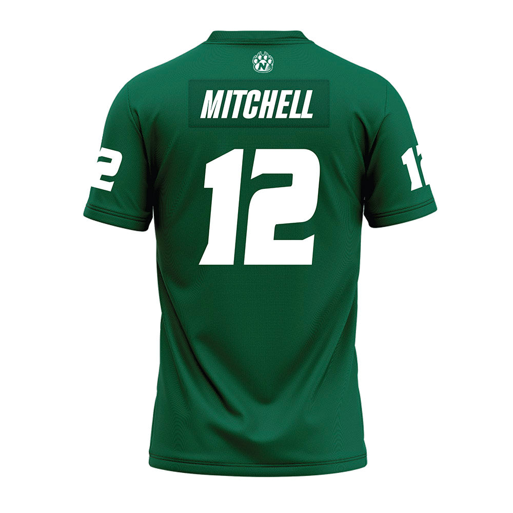 Northwest Missouri State - NCAA Football : Elijah Mitchell - Green Premium Football Jersey-1