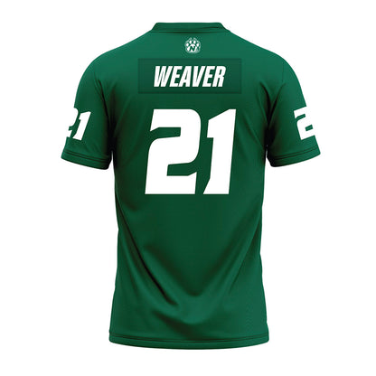 Northwest Missouri State - NCAA Football : Dekarai Weaver - Green Premium Football Jersey-1