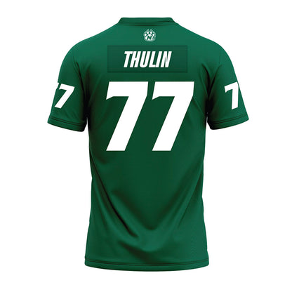 Northwest Missouri State - NCAA Football : Matt Thulin - Green Premium Football Jersey-1