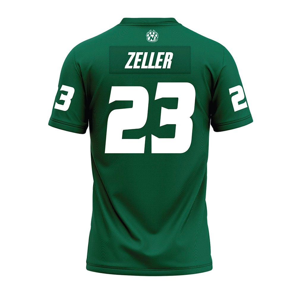 Northwest Missouri State - NCAA Football : Austin Zeller - Green Premium Football Jersey-1