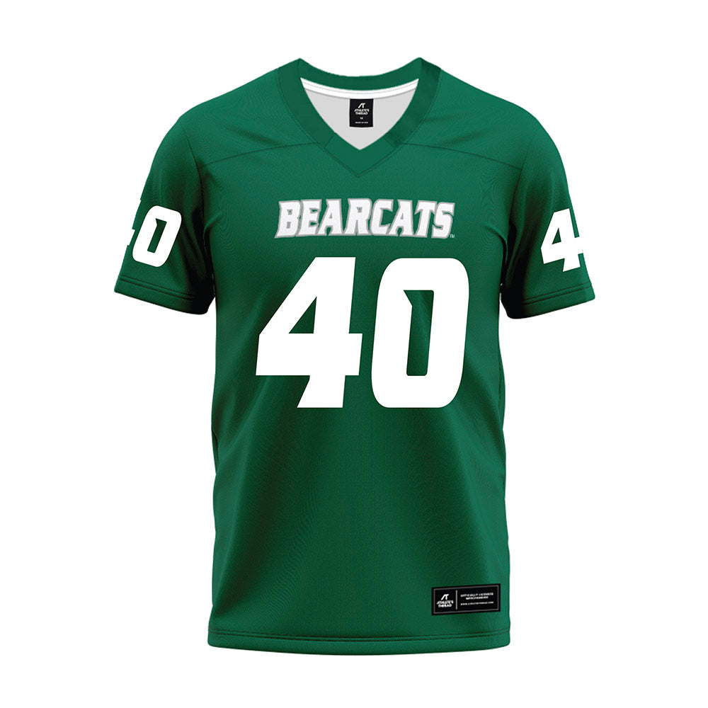 Northwest Missouri State - NCAA Football : Jaxon Hicks - Green Premium Football Jersey-0