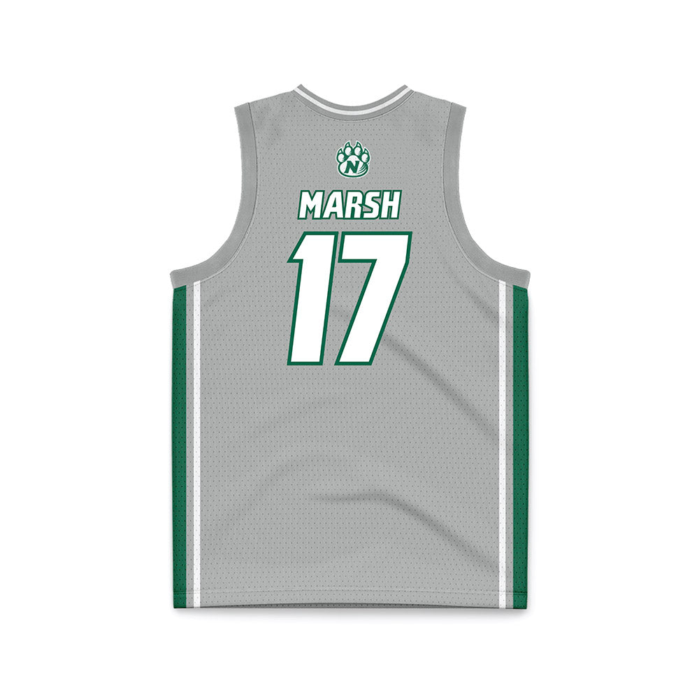 Northwest Missouri State - NCAA Baseball : Austin Marsh - Grey Basketball Jersey-1